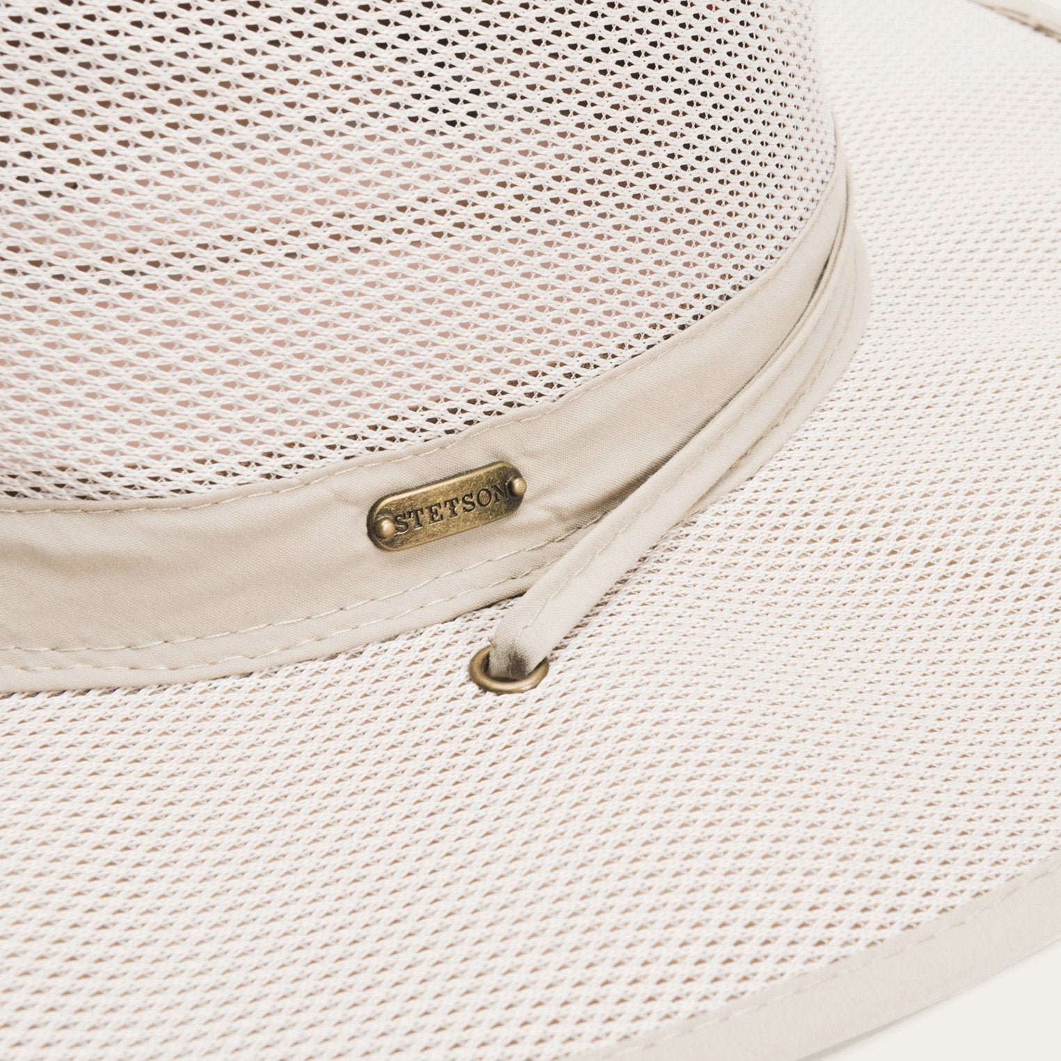 Montana 'No Fly Zone' Mesh Hat Khaki | Stetson