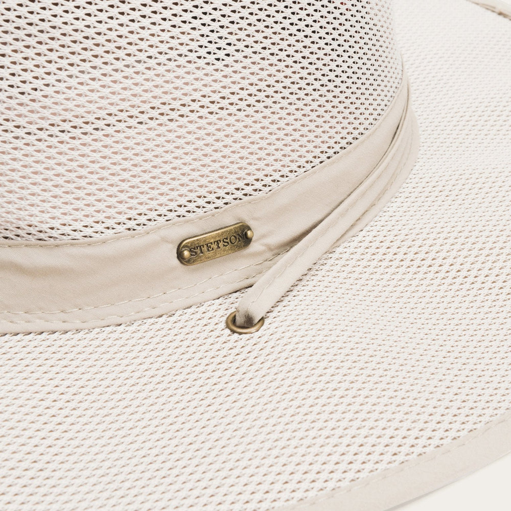 Montana 'No Fly Zone' Mesh Hat Khaki | Stetson
