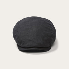 Premium Linen Driver Cap Black | Stetson