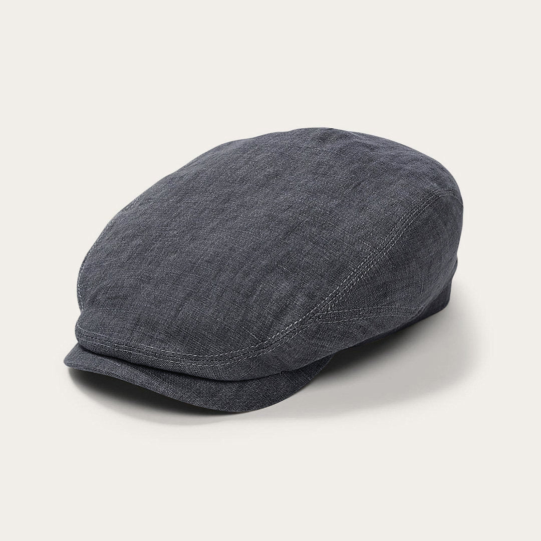 Premium Linen Driver Cap Denim Grey | Stetson