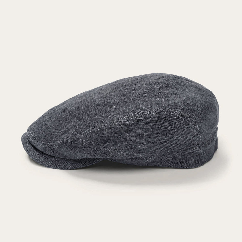Premium Linen Driver Cap Denim Grey | Stetson