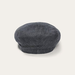 Premium Linen Driver Cap Denim Grey | Stetson