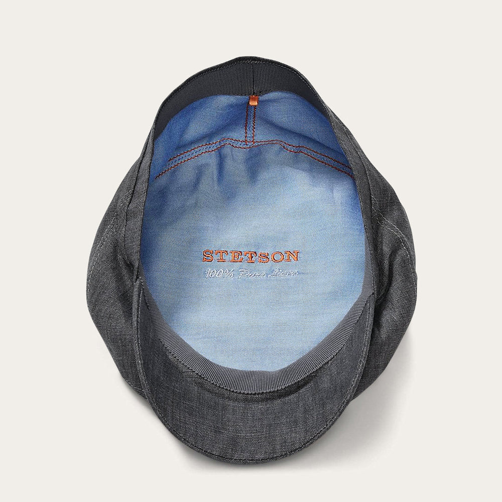 Premium Linen Driver Cap Denim Grey | Stetson