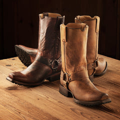 Heritage Harness Boots Waxed Brown | Stetson