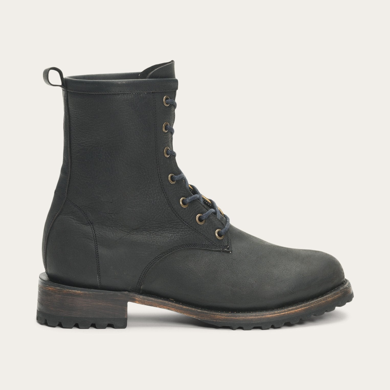 Sam Lace Up Black Leather | Stetson