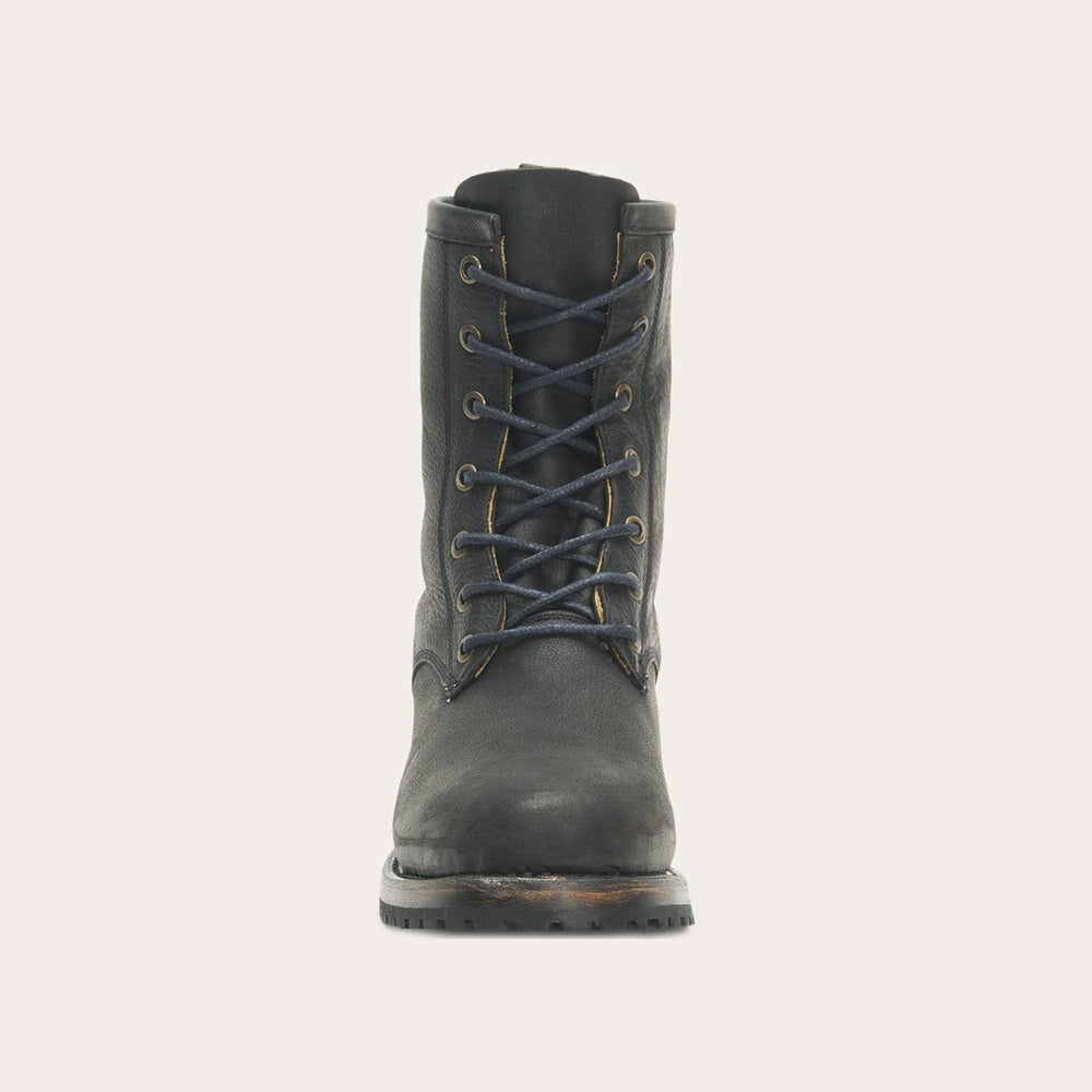 Sam Lace Up Black Leather | Stetson