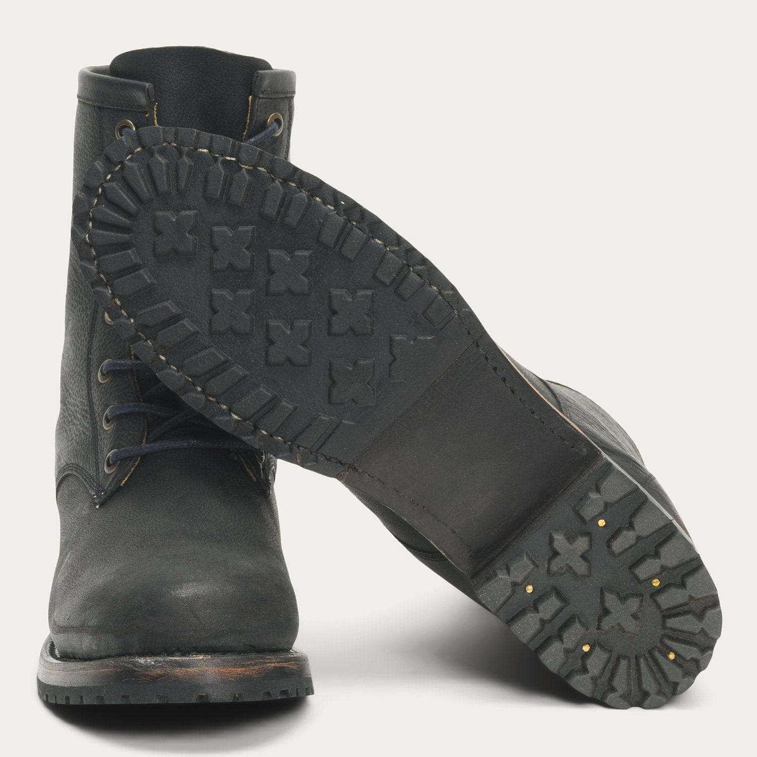 Sam Lace Up Black Leather | Stetson