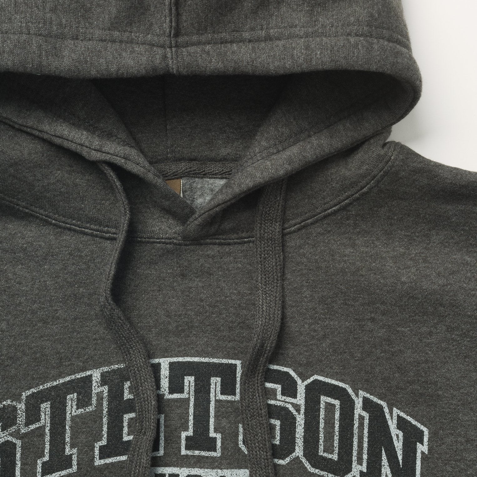 Charcoal Heather Fleece Hooded Sweatshirt Grey | Stetson