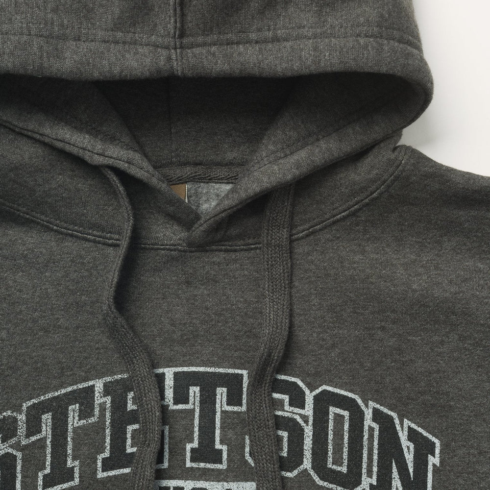 Charcoal Heather Fleece Hooded Sweatshirt Grey | Stetson