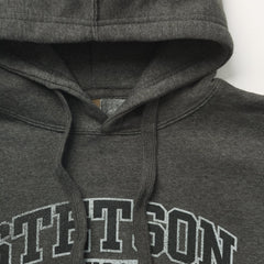 Charcoal Heather Fleece Hooded Sweatshirt Grey | Stetson