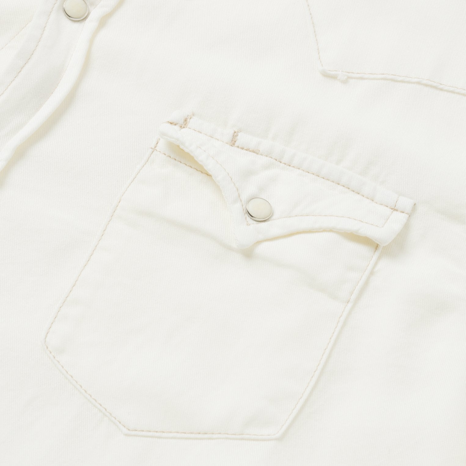 Cream Twill Shirt White | Stetson