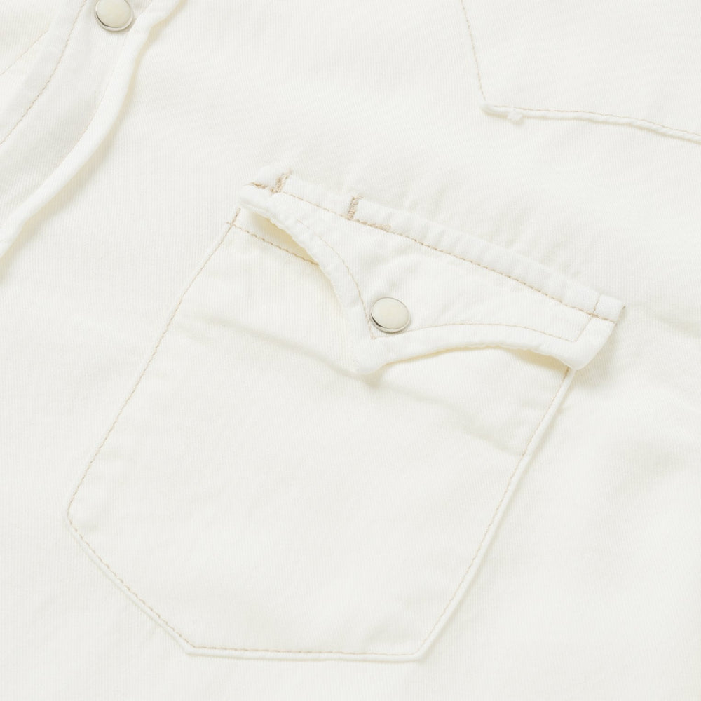 Cream Twill Shirt White | Stetson