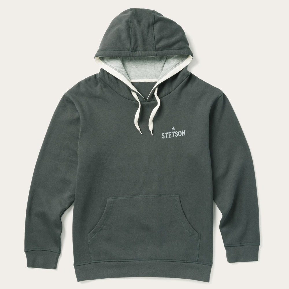 Stetson Hoodie Star Left Chest Blue | Stetson