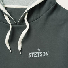 Stetson Hoodie Star Left Chest Blue | Stetson