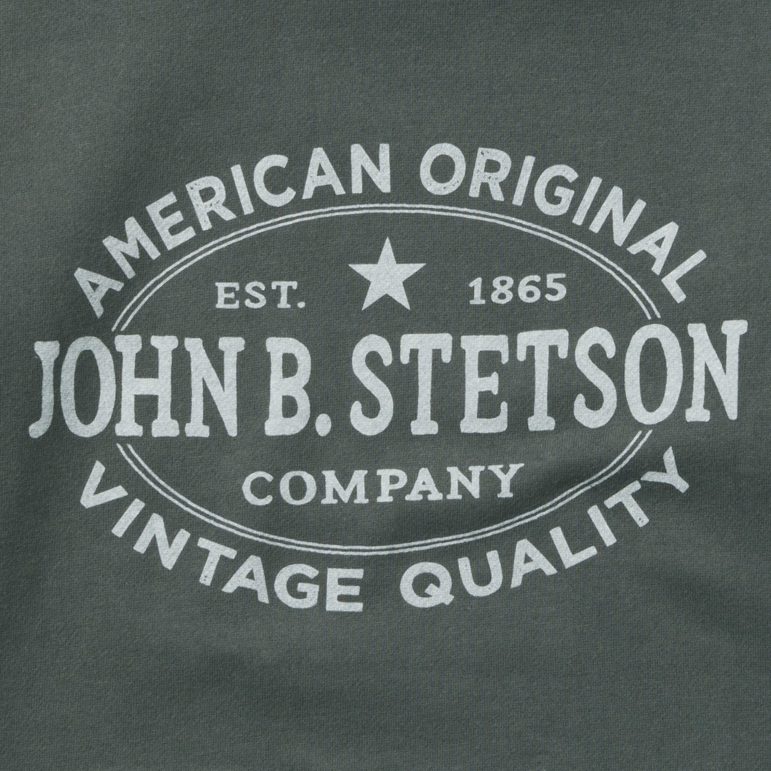 Stetson Hoodie Star Left Chest Blue | Stetson