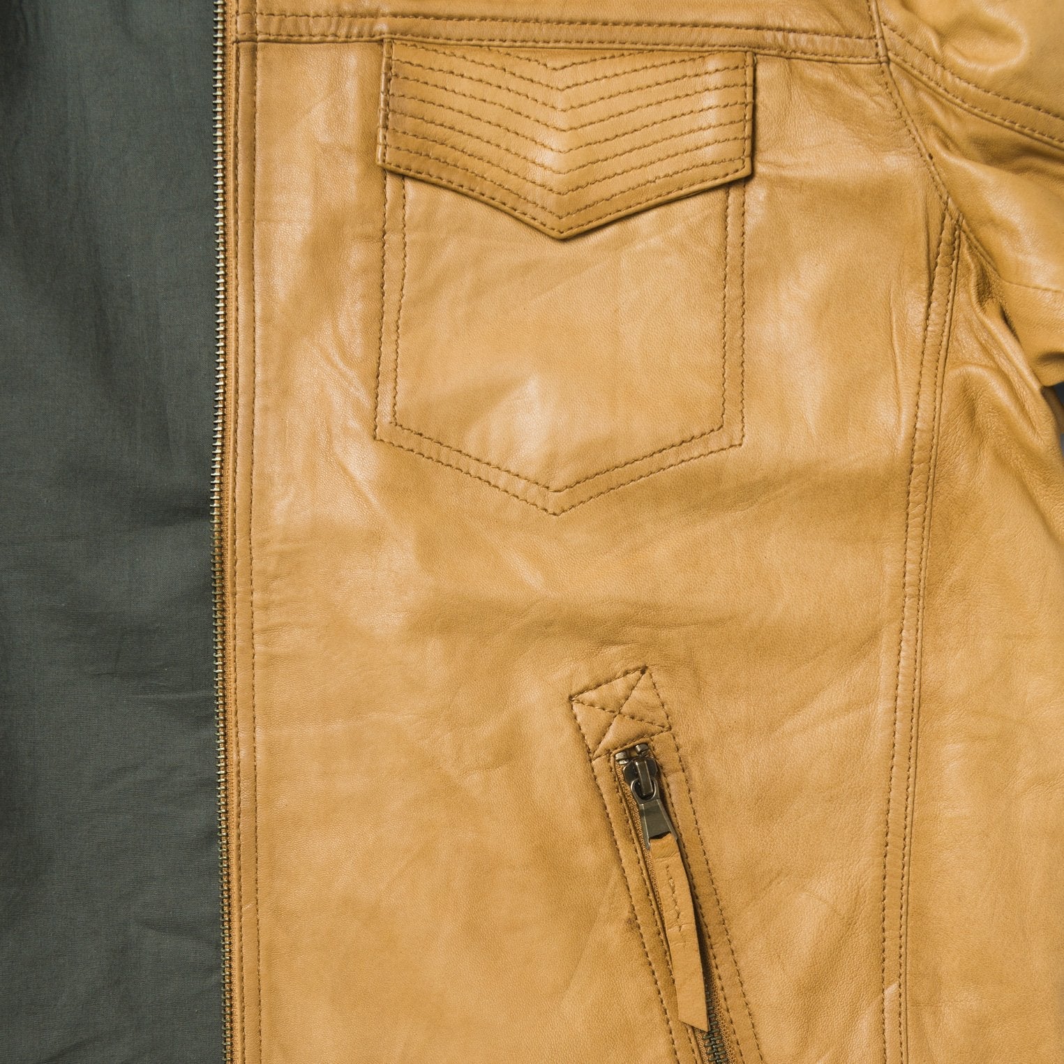 Butter Soft Distressed Leather Jacket Brown | Stetson