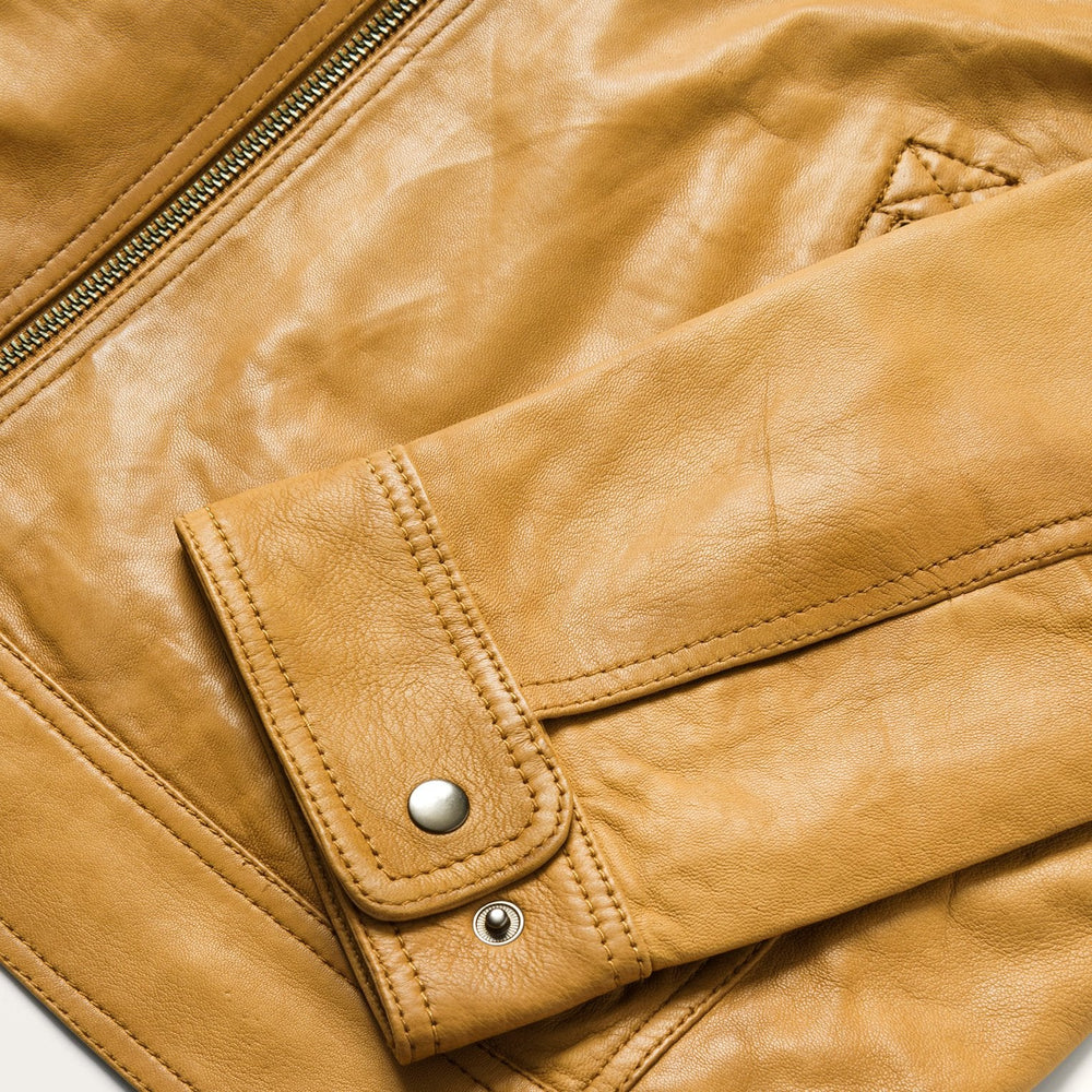 Butter Soft Distressed Leather Jacket Brown | Stetson