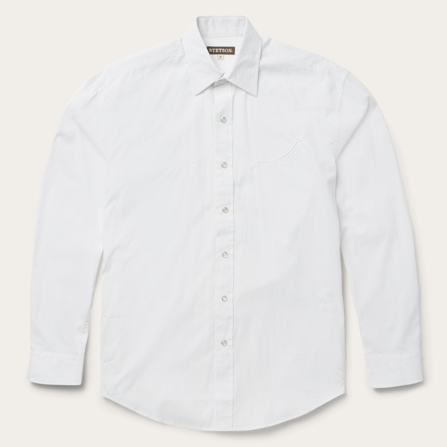 Pin Point Oxford Shirt White | Stetson
