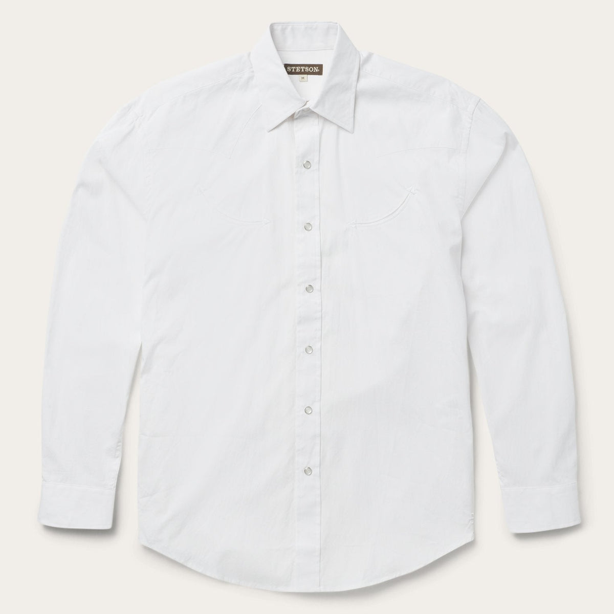 Pin Point Oxford Shirt White | Stetson