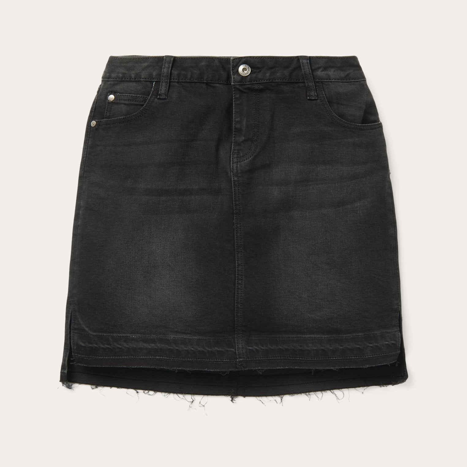 Black Denim 5-Pocket Skirt Black | Stetson