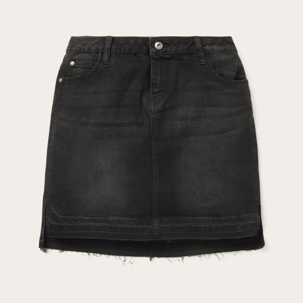 Black Denim 5-Pocket Skirt Black | Stetson