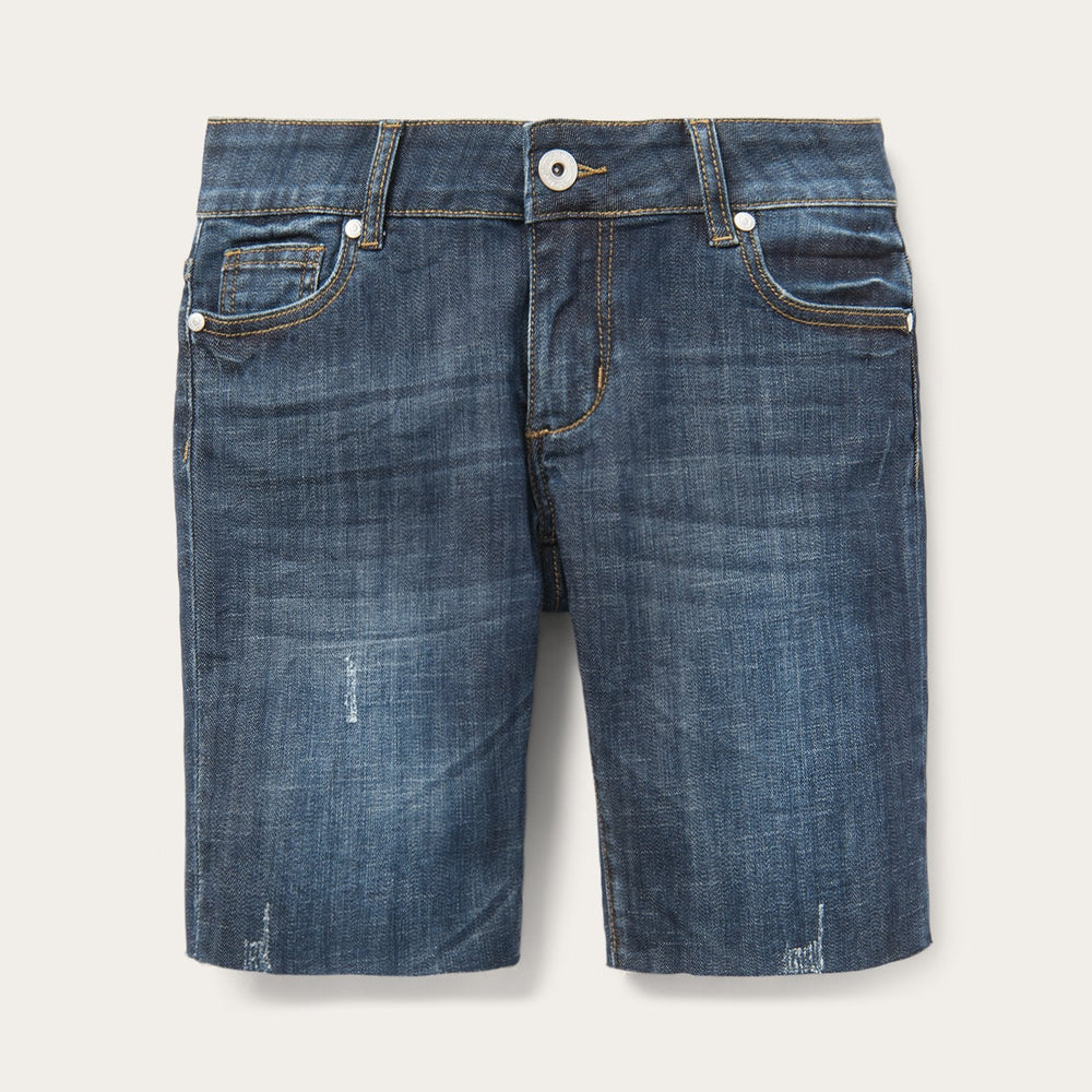 Dark Wash Denim Shorts Blue | Stetson