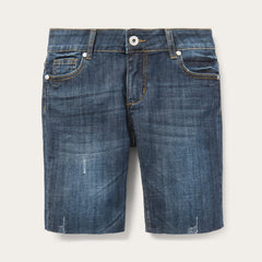 Dark Wash Denim Shorts Blue | Stetson