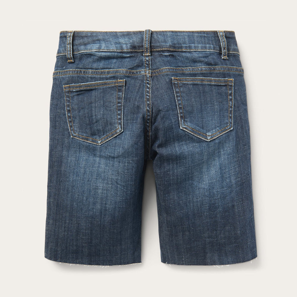 Dark Wash Denim Shorts Blue | Stetson