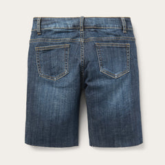 Dark Wash Denim Shorts Blue | Stetson