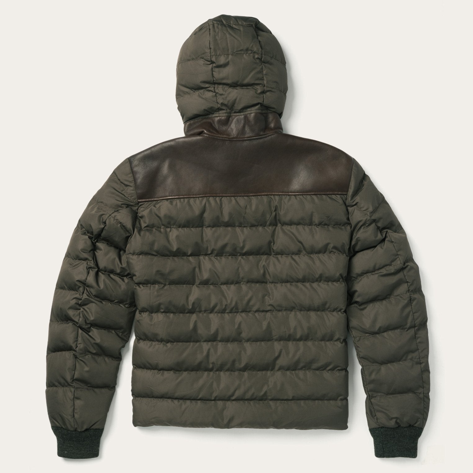 Stetson Hooded Suede Jacket Brown | Stetson