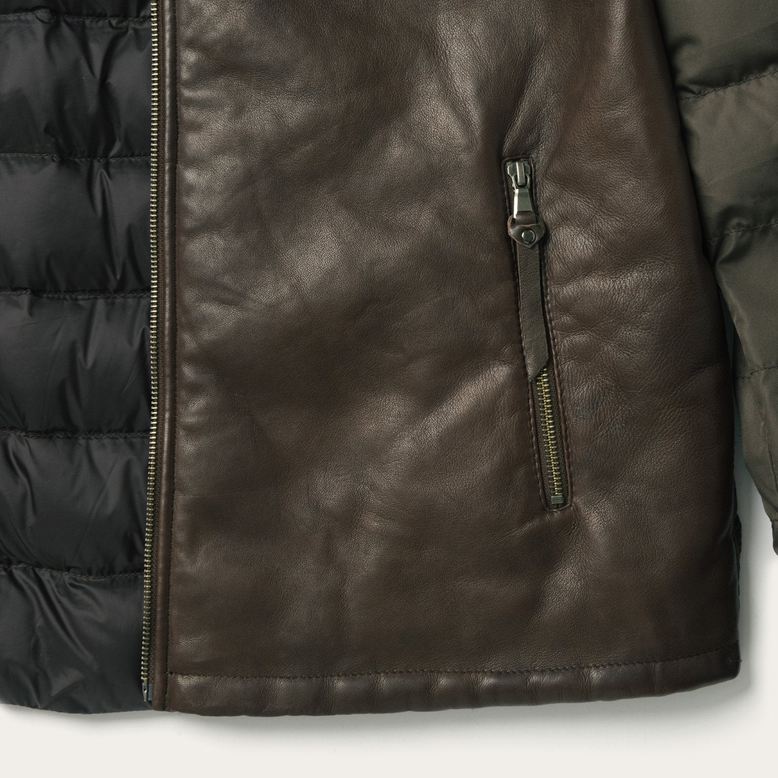 Stetson Hooded Suede Jacket Brown | Stetson