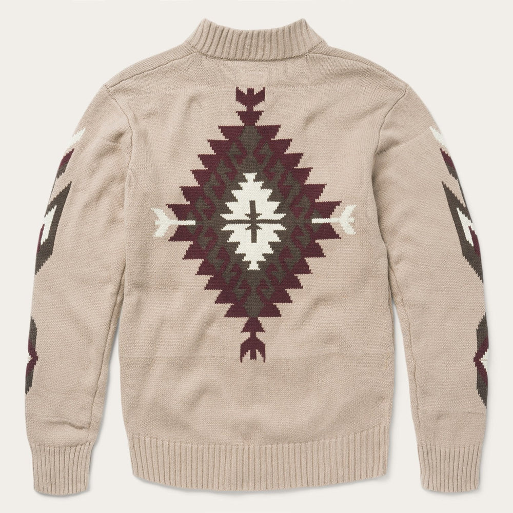 Brown Aztec Cardigan Brown | Stetson