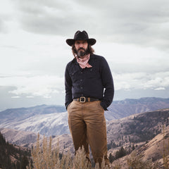 Navy Twill Shirt Blue | Stetson