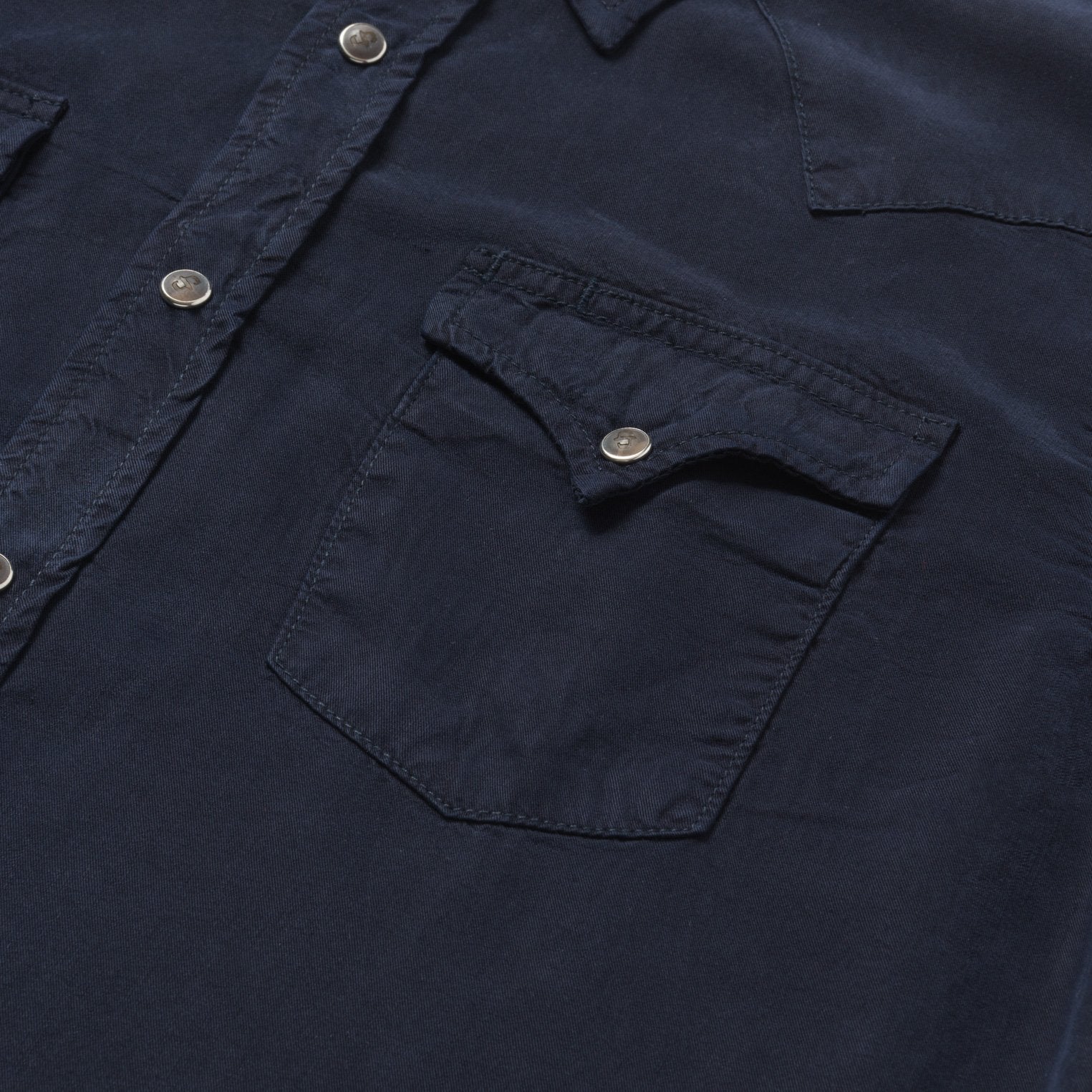 Navy Twill Shirt Blue | Stetson