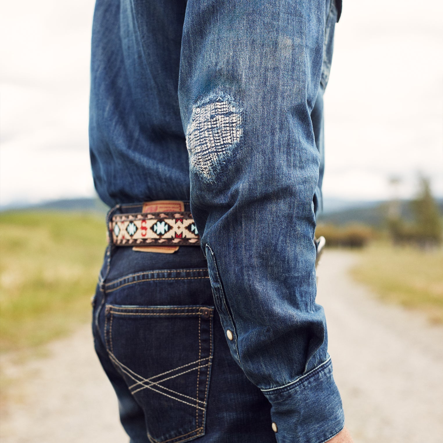 Medium Blue Denim Shirt Blue | Stetson