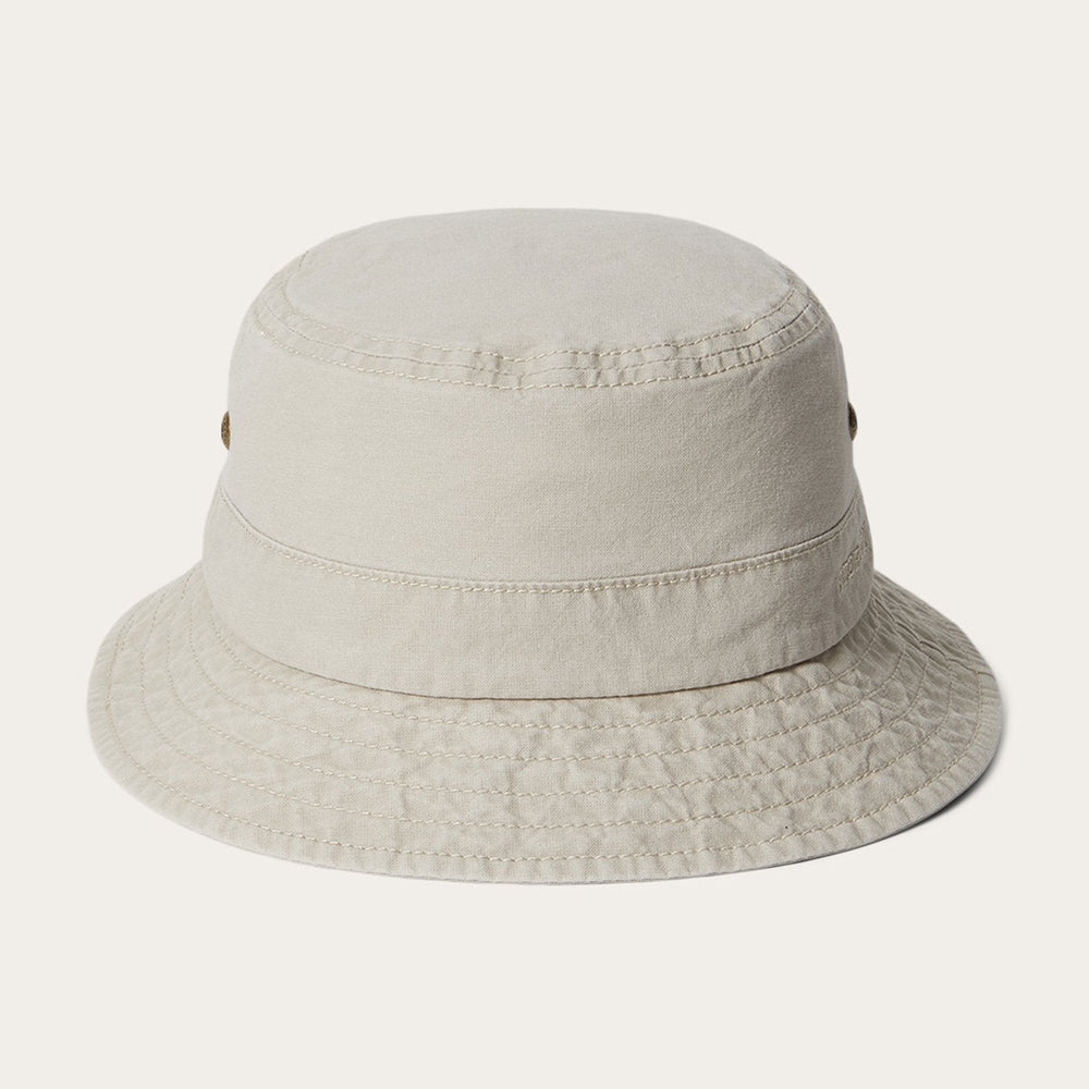 Bucket Delave Organic Cotton Off White | Stetson