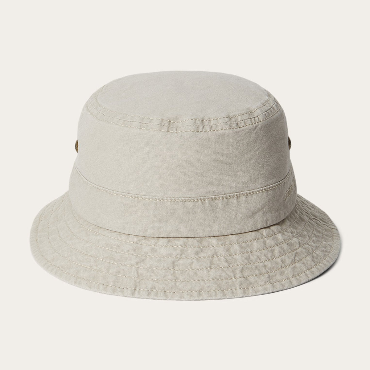 Bucket Delave Organic Cotton Off White | Stetson