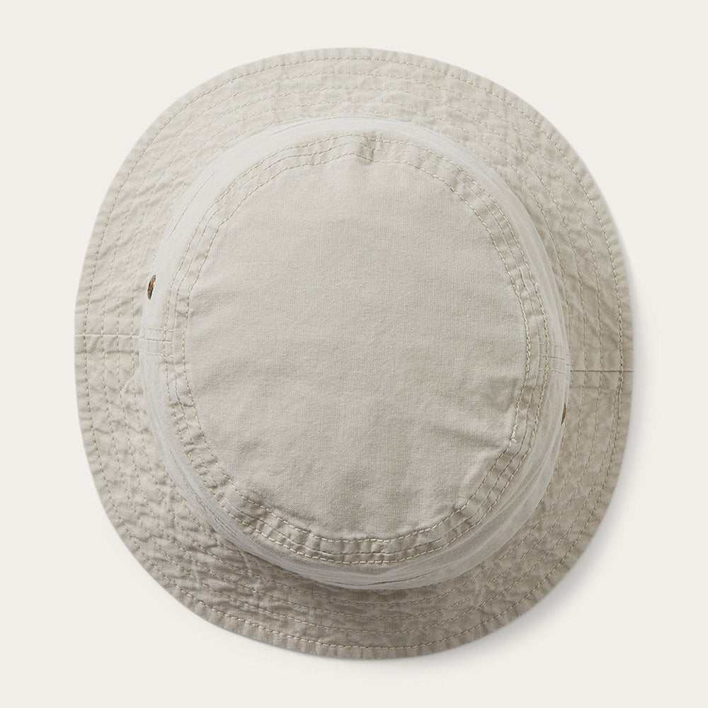 Bucket Delave Organic Cotton Off White | Stetson