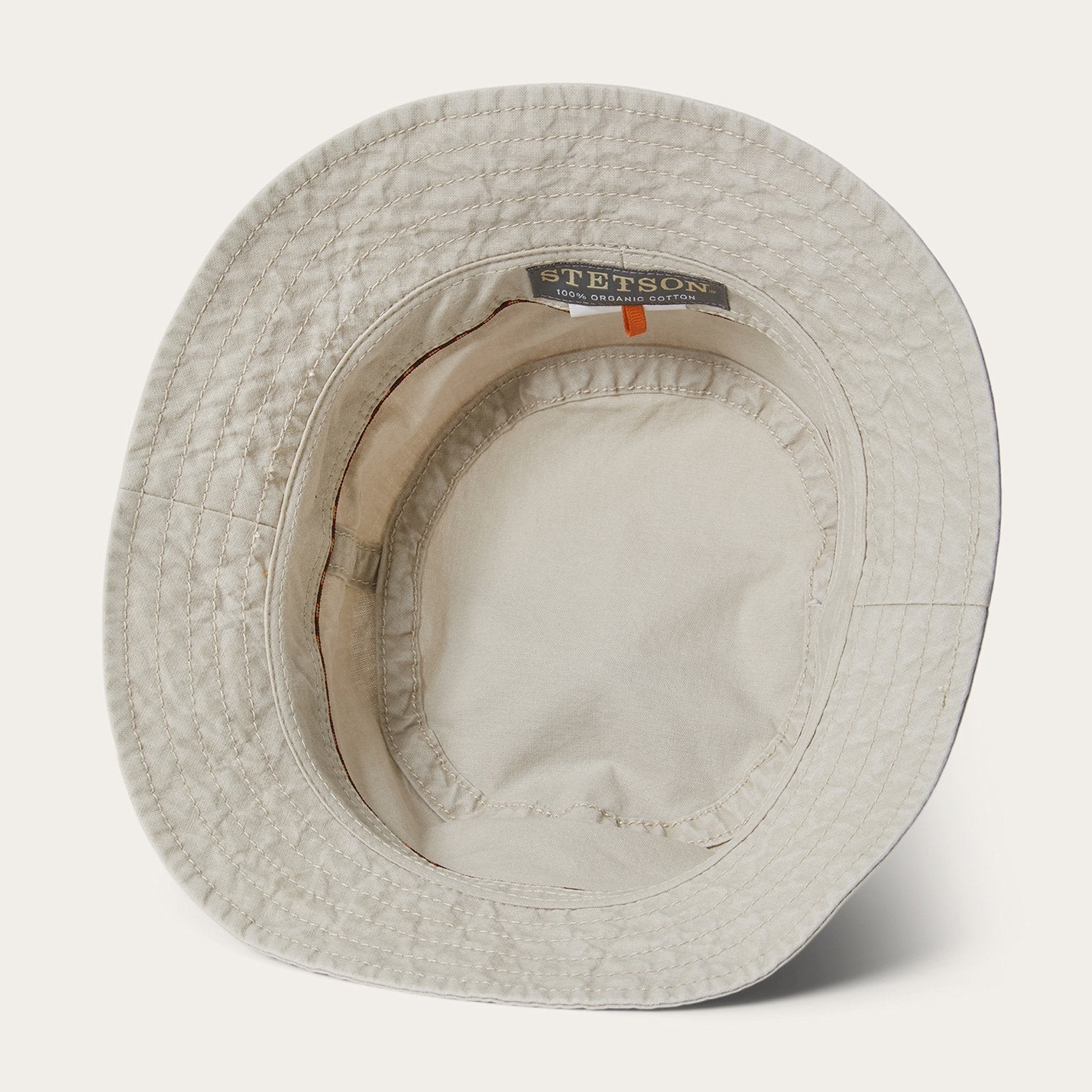 Bucket Delave Organic Cotton Off White | Stetson