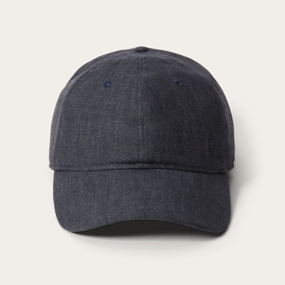 Linen Baseball Cap Dark Grey | Stetson