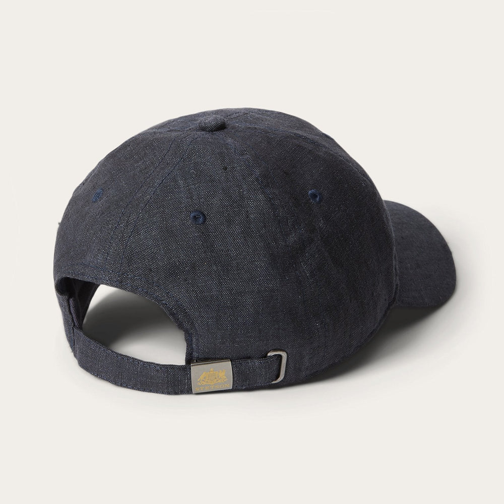 Linen Baseball Cap Dark Grey | Stetson