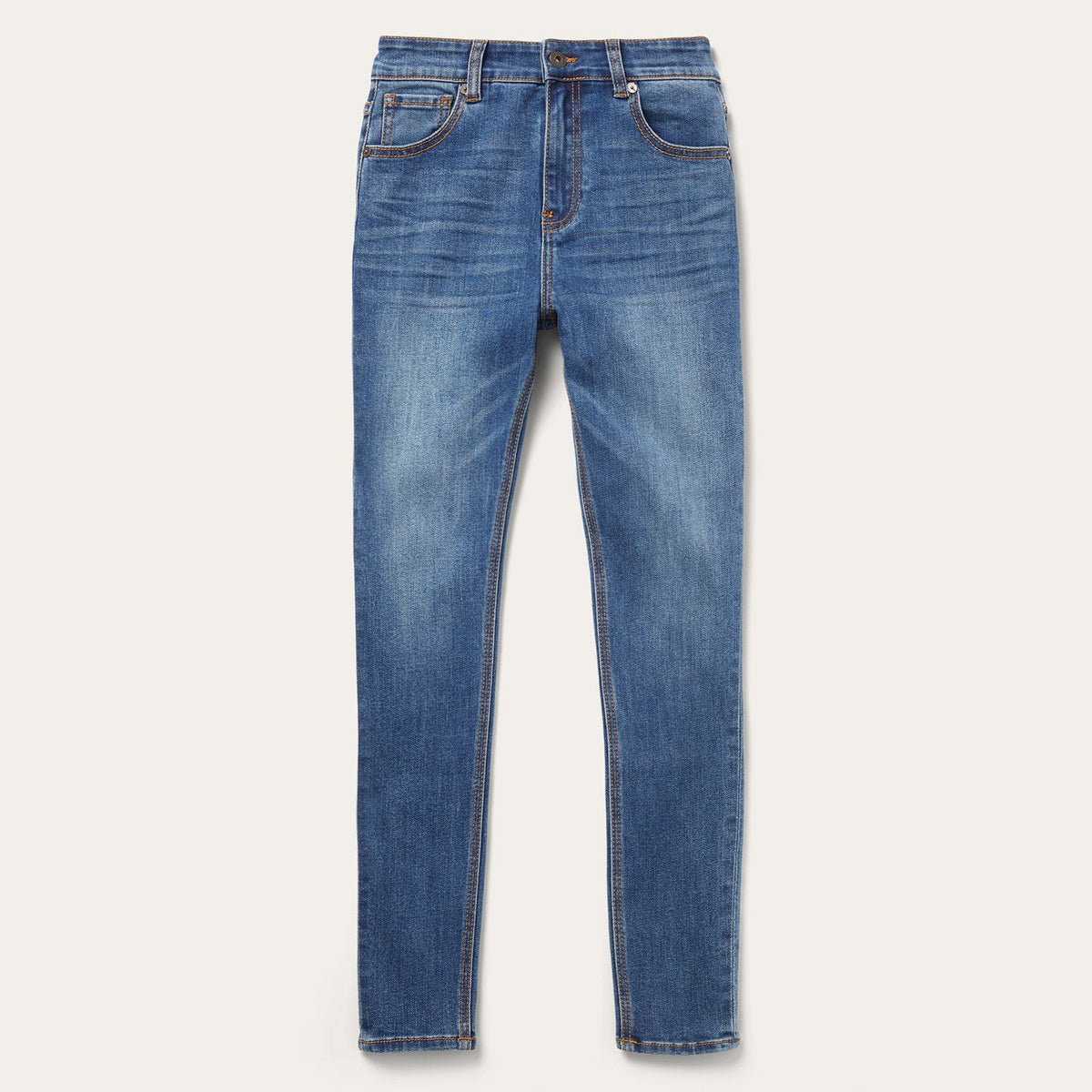 902 High Waist Skinny Fit Jeans Blue | Stetson