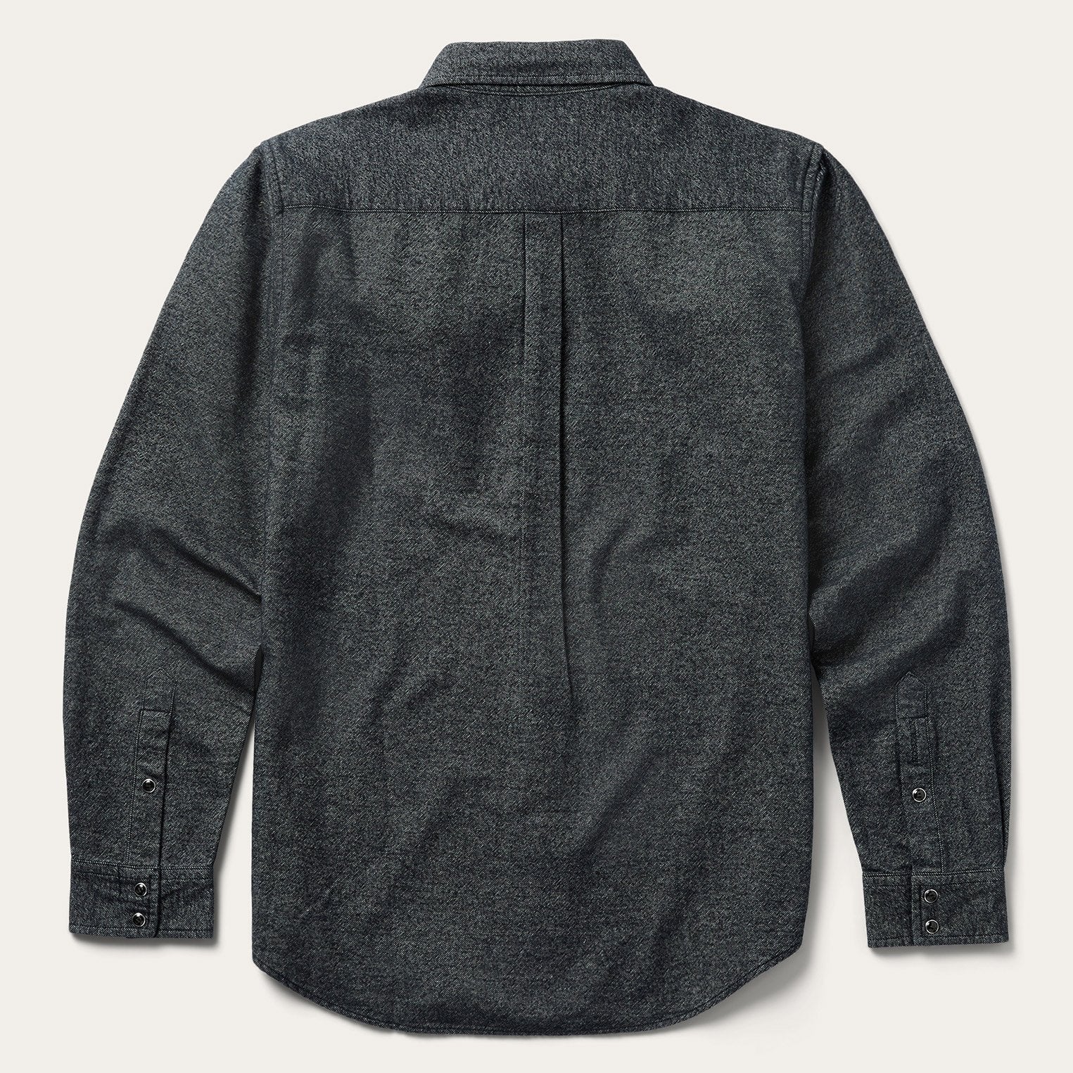 Brushed Twill Western Shirt Black | Stetson