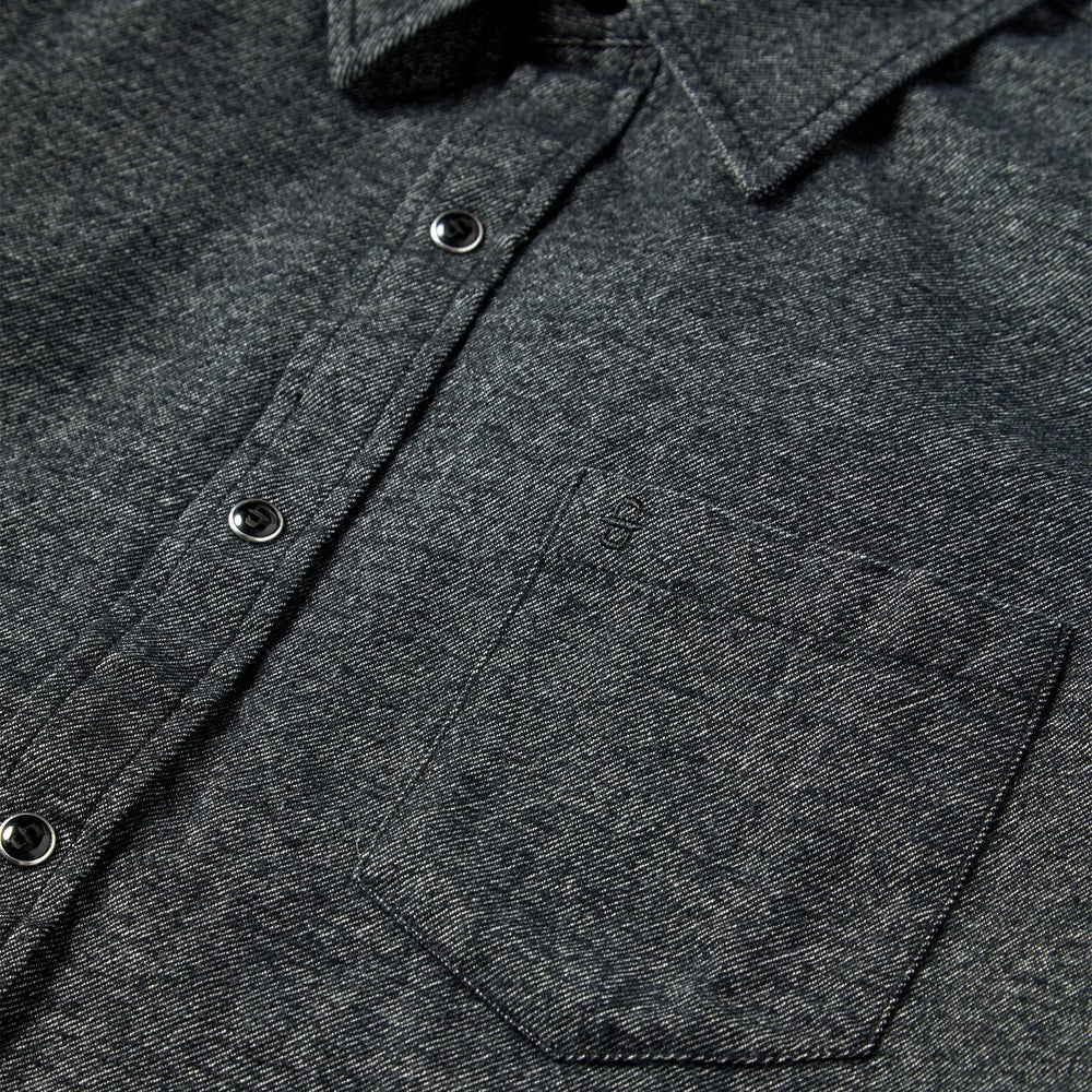 Brushed Twill Western Shirt Black | Stetson