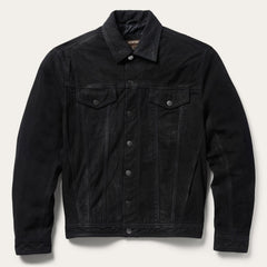 Leather Jean Jacket Black | Stetson