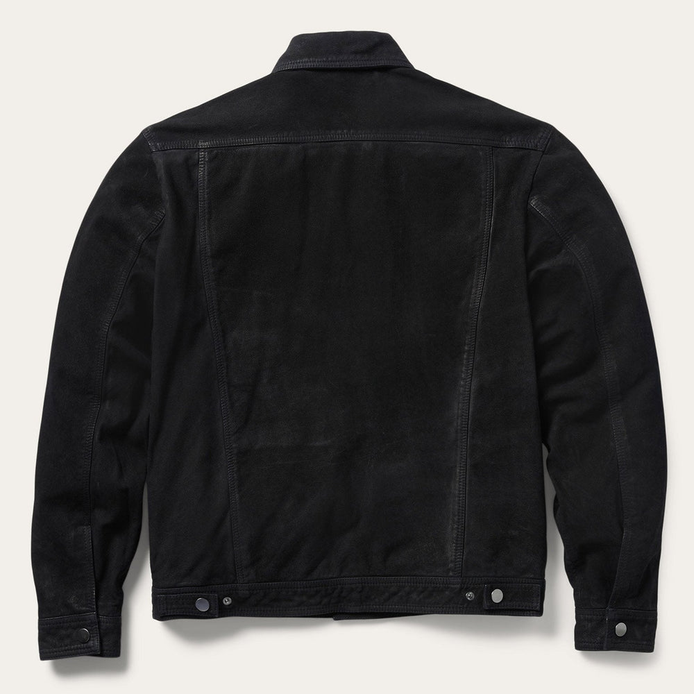 Leather Jean Jacket Black | Stetson