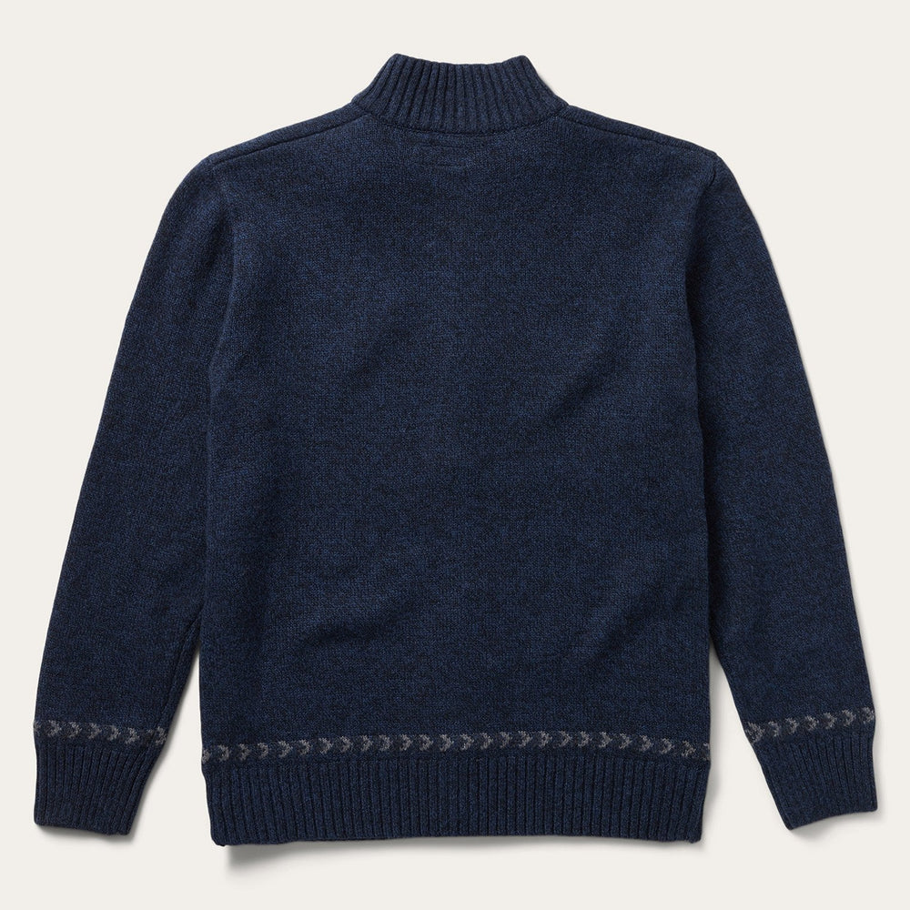 Navy Aztec Cardigan Blue | Stetson