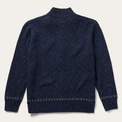 Navy Aztec Cardigan Blue | Stetson