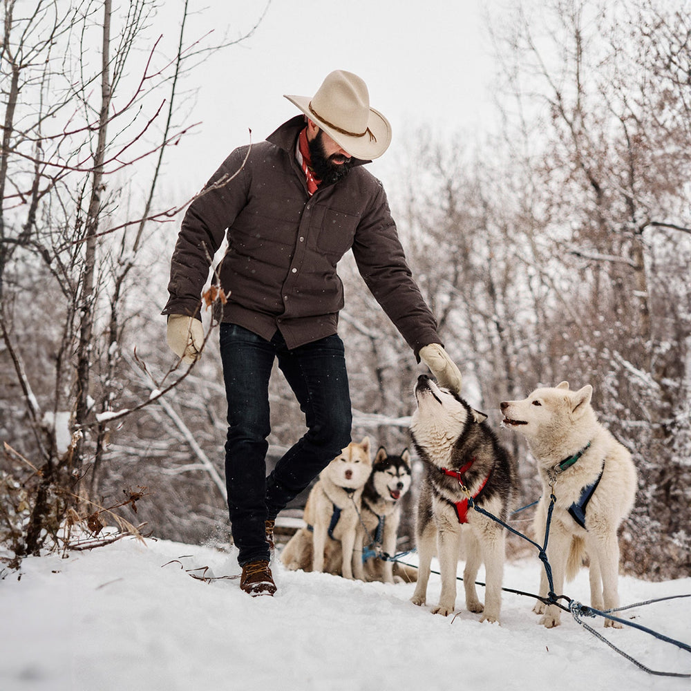 Grey Down Jacket Grey | Stetson