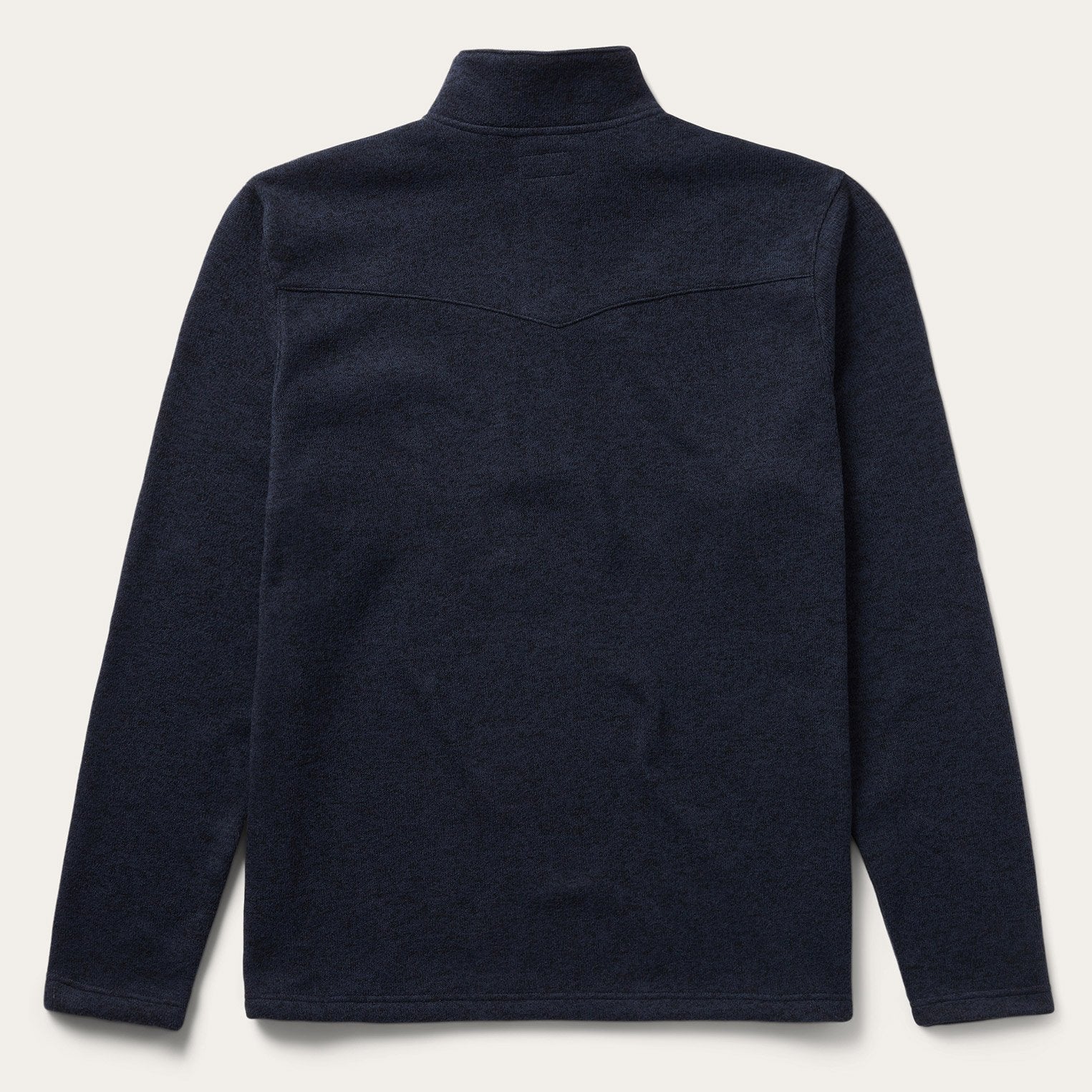 Button-Front Blue Pullover Knit Sweater Blue | Stetson